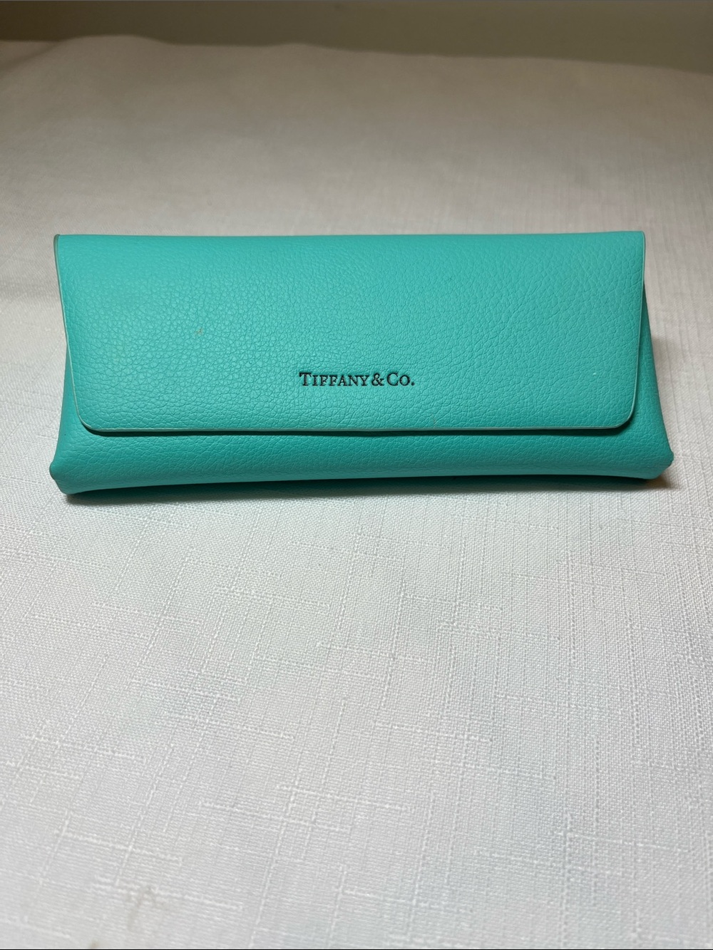 Tiffany & Co. Robin's Egg Blue Leather Eyewear Case